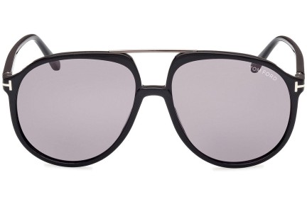 Ochelari de soare Tom Ford Archie FT1079 01C Pilot Negri