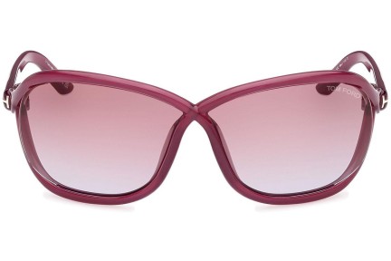 Ochelari de soare Tom Ford Fernanda FT1069 83Z Specială Roșii