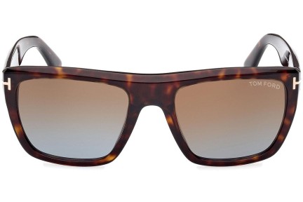 Ochelari de soare Tom Ford Alberto FT1077 52F Pătrați Havana