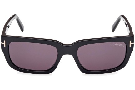 Ochelari de soare Tom Ford Ezra FT1075 01A Dreptunghiulari Negri