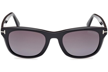 Ochelari de soare Tom Ford Kendel FT1076 01B Pătrați Negri