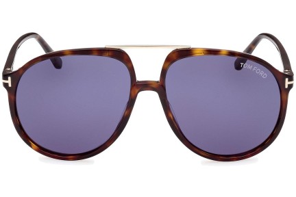 Ochelari de soare Tom Ford Archie FT1079 52V Pilot Havana