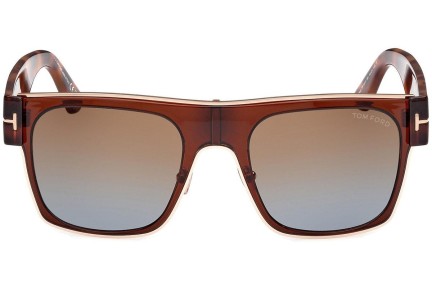 Ochelari de soare Tom Ford Edwin FT1073 48F Pătrați Maro