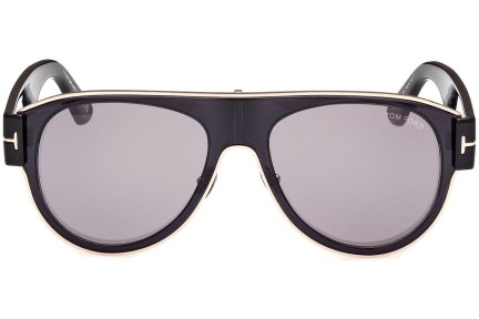 Ochelari de soare Tom Ford Lyle-02 FT1074 01C Pilot Negri