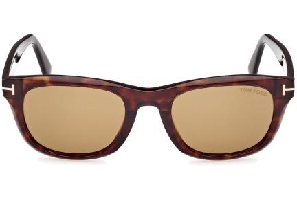 Ochelari de soare Tom Ford Kendel FT1076 52E Pătrați Havana