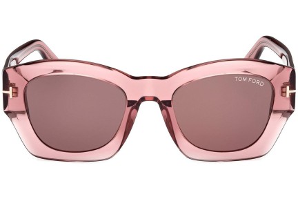 Ochelari de soare Tom Ford Guilliana FT1083 72E Pătrați Roz