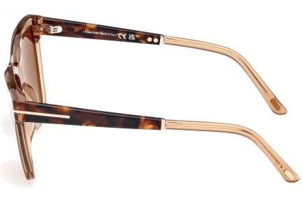 Ochelari de soare Tom Ford Lucia FT1087 45F Pătrați Maro