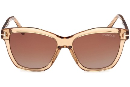 Ochelari de soare Tom Ford Lucia FT1087 45F Pătrați Maro