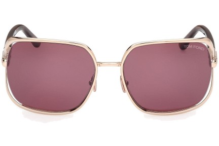 Ochelari de soare Tom Ford Goldie FT1092 28U Pătrați Aurii