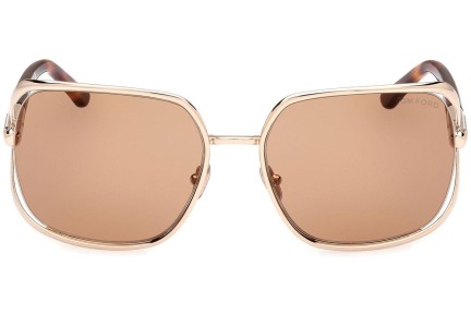 Ochelari de soare Tom Ford Goldie FT1092 28E Pătrați Aurii