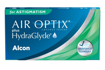 Air Optix plus HydraGlyde pentru Astigmatism lunare (6 lentile)