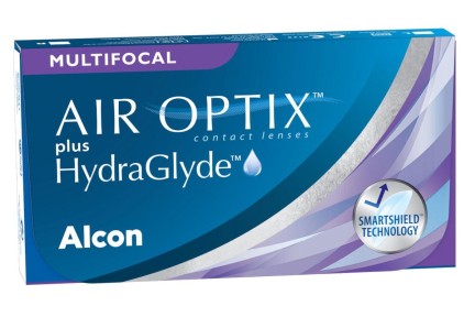 Lentile de contact Air Optix plus HydraGlyde Multifocale lunare (6 lentile)