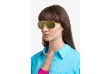 Ochelari de soare Polaroid PLD6222/S 40G/LM Polarized Lentilă unică | Shield Galbeni