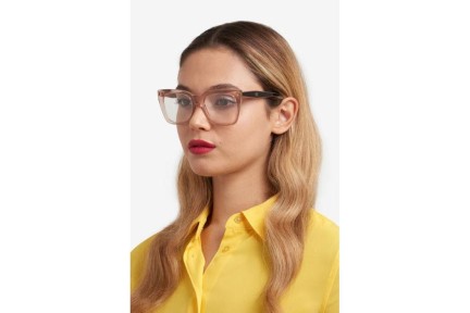 Ochelari Carolina Herrera HER0227 6X4 Pătrați Bej