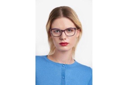 Ochelari Carolina Herrera HER0252 789 Dreptunghiulari Violeți