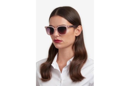 Ochelari de soare Carolina Herrera HER0236/S 1EZ/M2 Pătrați Roz