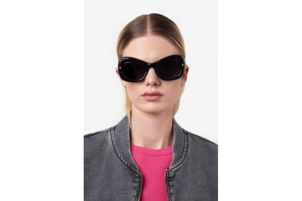 Ochelari de soare Dsquared2 D20137/S 2M2/IR Pătrați Negri