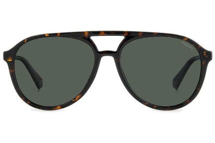 Ochelari de soare Polaroid PLD4162/S 086/UC Polarized Pilot Havana