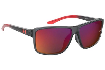 Ochelari de soare Under Armour UAKICKOFF/F 268/MI Dreptunghiulari Gri