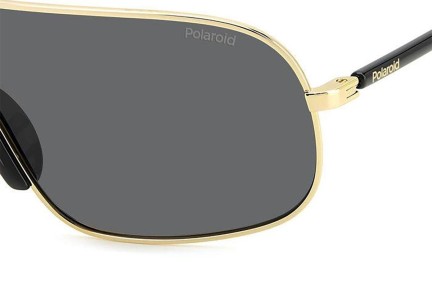 Ochelari de soare Polaroid PLD6222/S J5G/M9 Polarized Lentilă unică | Shield Aurii