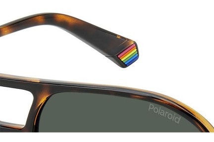 Ochelari de soare Polaroid PLD6217/S 086/UC Polarized Pătrați Havana