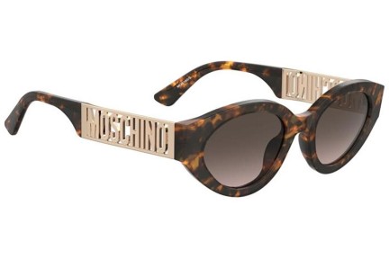 Ochelari de soare Moschino MOS160/S 086/HA Ovali Havana