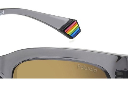 Ochelari de soare Polaroid PLD6213/S/X RIW/LM Polarized Dreptunghiulari Gri