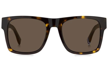 Ochelari de soare Tommy Hilfiger TH2118/S 086/70 Dreptunghiulari Havana