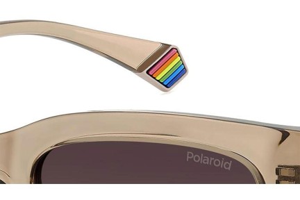 Ochelari de soare Polaroid PLD6213/S/X 10A/LA Polarized Dreptunghiulari Bej