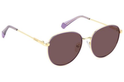 Ochelari de soare Polaroid PLD6215/S/X S9E/KL Polarized Rotunzi Aurii