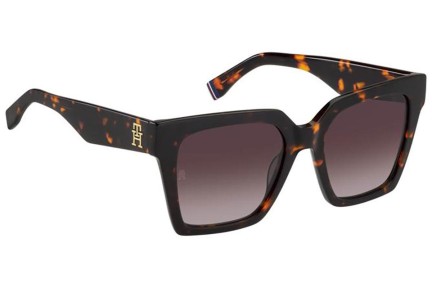 Ochelari de soare Tommy Hilfiger TH2100/S 086/HA Pătrați Havana