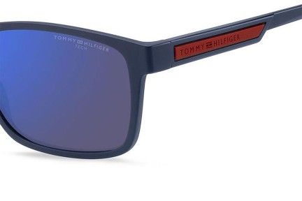 Ochelari de soare Tommy Hilfiger TH2089/S FLL/VI Dreptunghiulari Albaștri