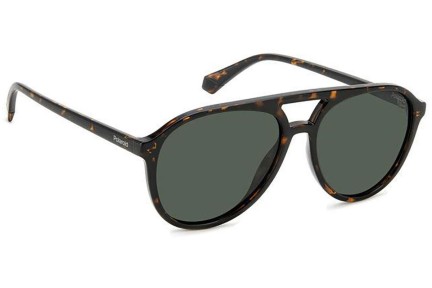 Ochelari de soare Polaroid PLD4162/S 086/UC Polarized Pilot Havana