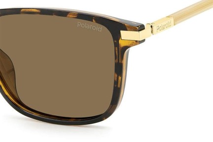 Ochelari de soare Polaroid PLD4169/G/S/X 086/SP Polarized Dreptunghiulari Havana