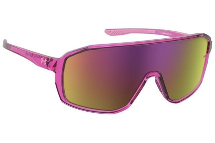 Ochelari de soare Under Armour UAGAMEDAYJR 3DV/34 Lentilă unică | Shield Roz