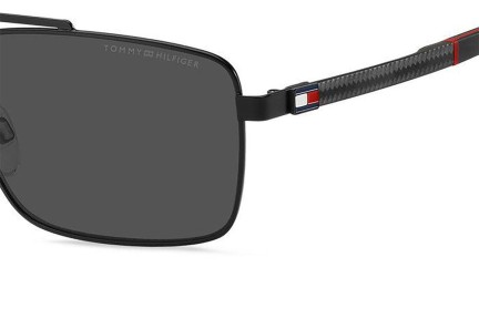 Ochelari de soare Tommy Hilfiger TH2078/S 003/IR Dreptunghiulari Negri