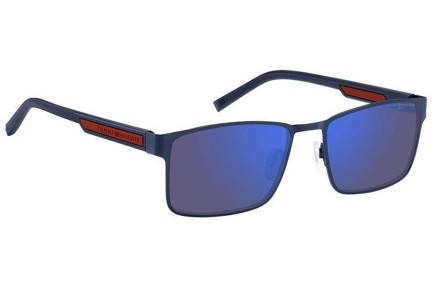 Ochelari de soare Tommy Hilfiger TH2087/S FLL/VI Dreptunghiulari Albaștri