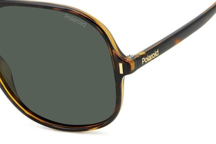 Ochelari de soare Polaroid PLD6217/S 086/UC Polarized Pătrați Havana