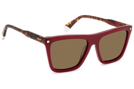 Ochelari de soare Polaroid PLD4164/S/X LHF/SP Polarized Flat Top Roșii