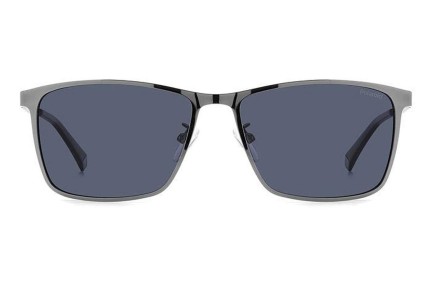 Ochelari de soare Polaroid PLD2159/G/S/X KJ1/C3 Polarized Dreptunghiulari Gri