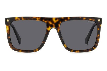 Ochelari de soare Polaroid PLD4166/S/X 086/M9 Polarized Flat Top Havana