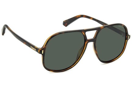 Ochelari de soare Polaroid PLD6217/S 086/UC Polarized Pătrați Havana