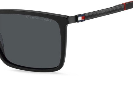 Ochelari de soare Tommy Hilfiger TH2077/S 003/IR Dreptunghiulari Negri