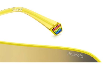 Ochelari de soare Polaroid PLD6222/S 40G/LM Polarized Lentilă unică | Shield Galbeni