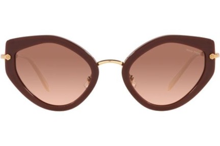 Ochelari de soare Miu Miu MU08XS 01T0A5 Cat Eye Roșii