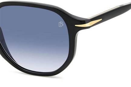 Ochelari de soare David Beckham DB1140/S 807/08 Dreptunghiulari Negri