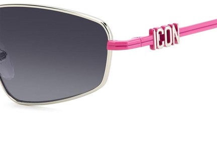 Ochelari de soare Dsquared2 ICON0015/S 3YZ/9O Dreptunghiulari Argintii