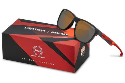 Ochelari de soare Carrera Ducati CARDUC2023WIN 003/CT Dreptunghiulari Negri