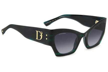 Ochelari de soare Dsquared2 D20132/S 6AK/9O Cat Eye Verzi