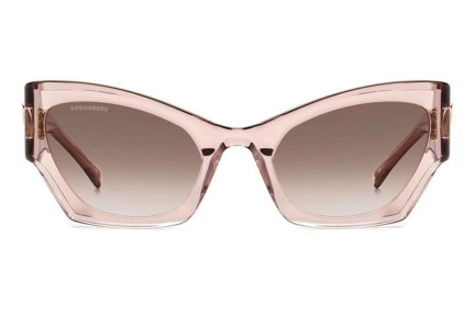 Ochelari de soare Dsquared2 D20132/S 8XO/HA Cat Eye Roz